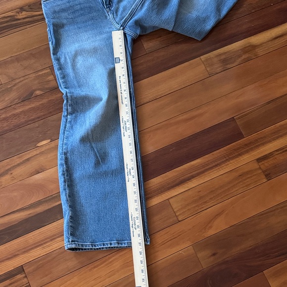 Quince comfort stretch high rise relaxed straight jeans size 28 - Picture 5 of 7